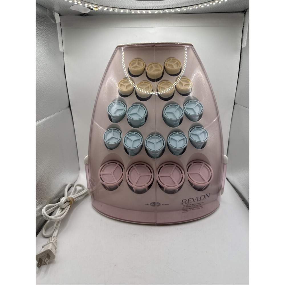 Revlon PERFECT REFLECTIONS RV254 Hot Roller Hair Curler 20 Curlers 3 Size Tested